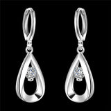 925 Sterling Silver Earrings Cubic Zirconia Silver Stud Earrings