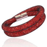 Stardust Crystal Double Wrap Bracelets